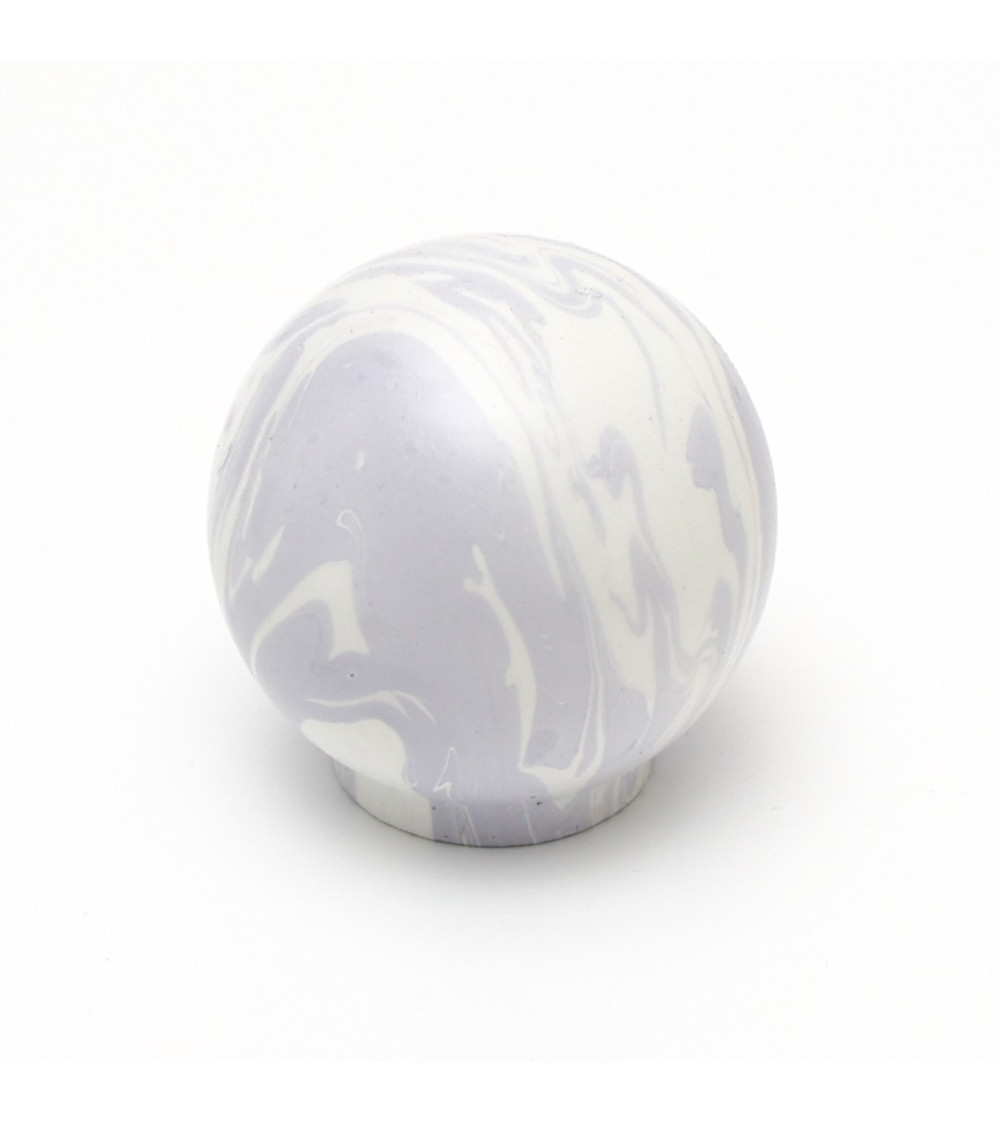 Lavender beech wood furniture knob - designer handle