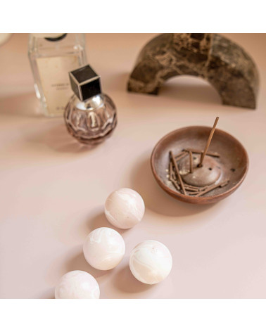 Taupe Rose beech wood furniture knob