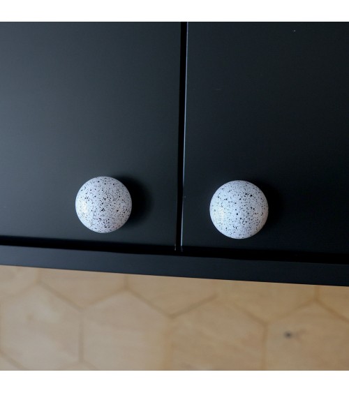 Furniture knob in Mixed Beech wood - design handle