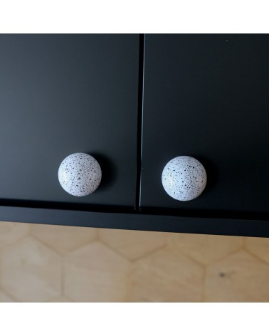 Furniture knob in Mixed Beech wood - design handle