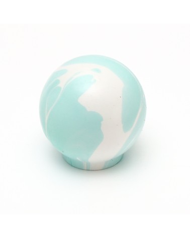 Furniture knob in Aqua Beech wood - design handle