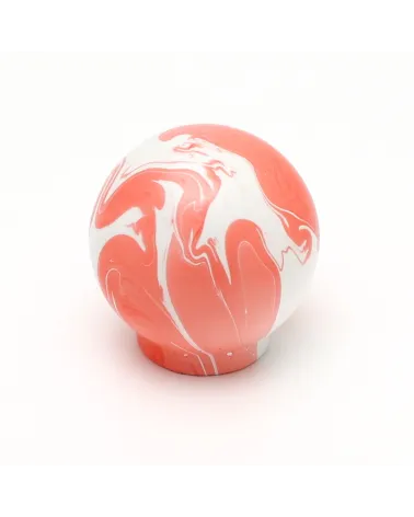 Furniture knob in Cherry Red Beech wood - design handle