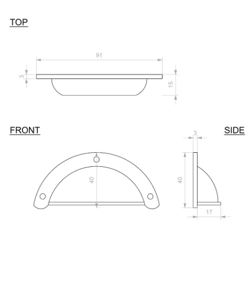 copy of P47 shell furniture handle