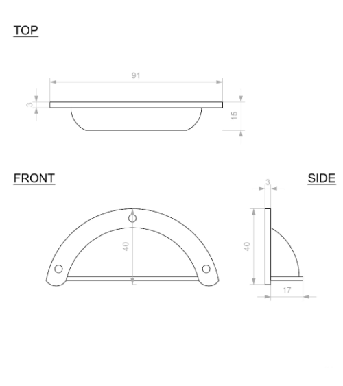 copy of P47 shell furniture handle