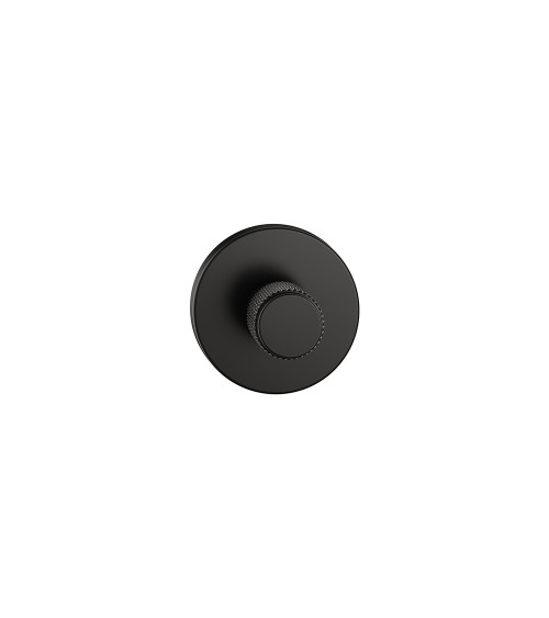 Black textured Time rosette designer handle