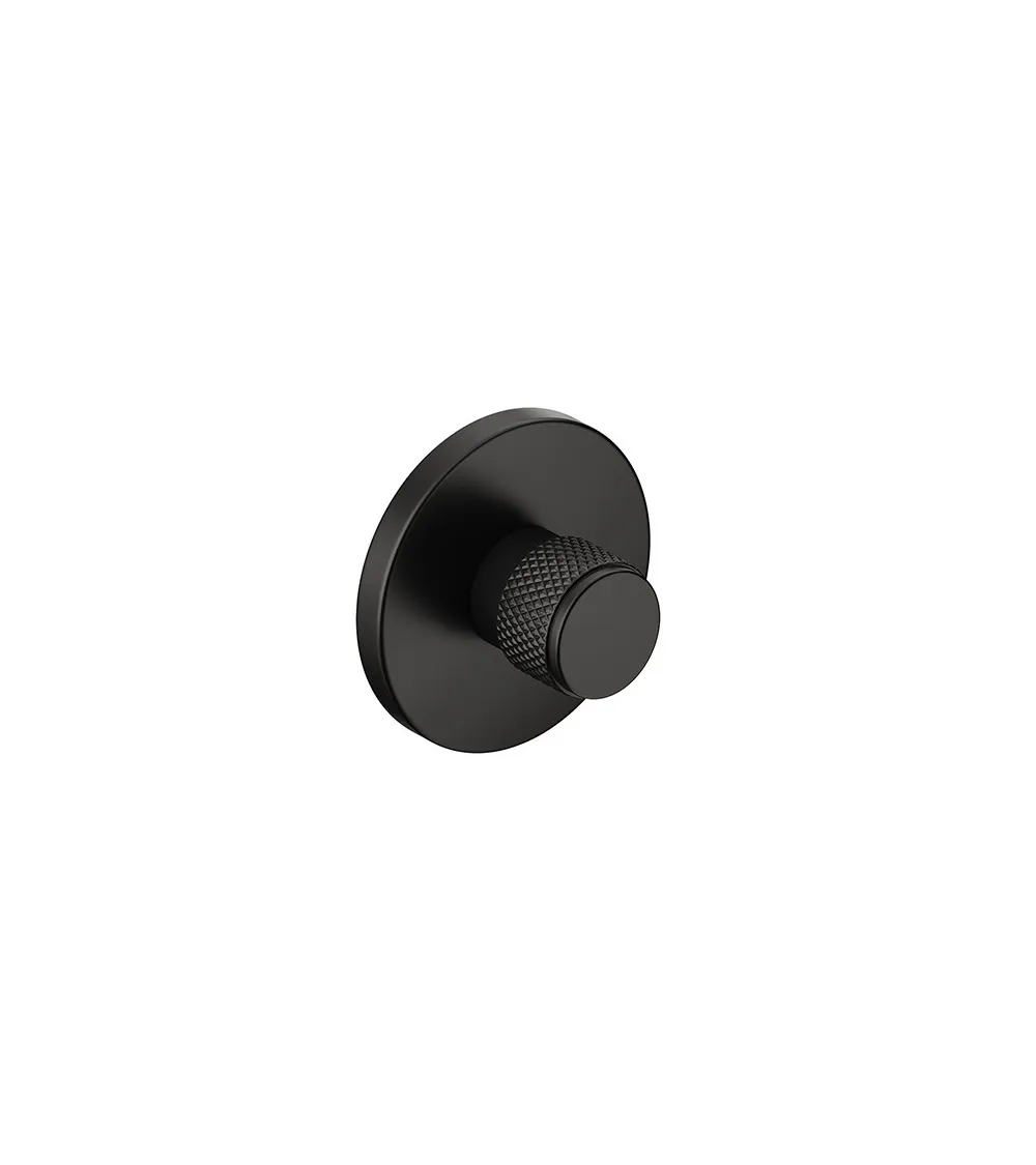 Black textured Time rosette designer handle