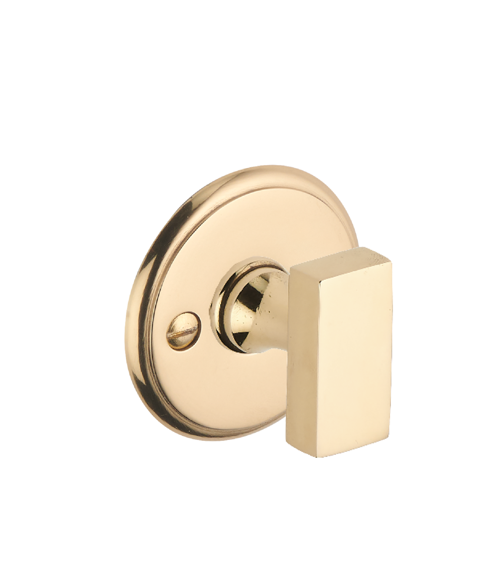 Lock/unlock set with rectangular knob - E14CONDB26