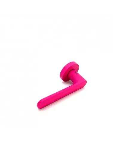 Raspberry pink coloured door handle - Moon One Round