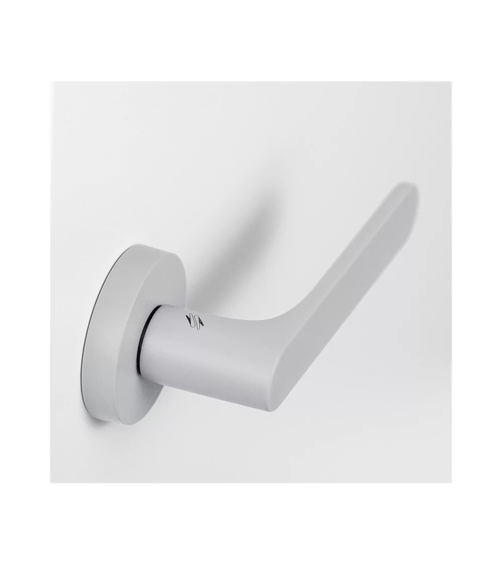 Light grey coloured door handle - Moon One Round