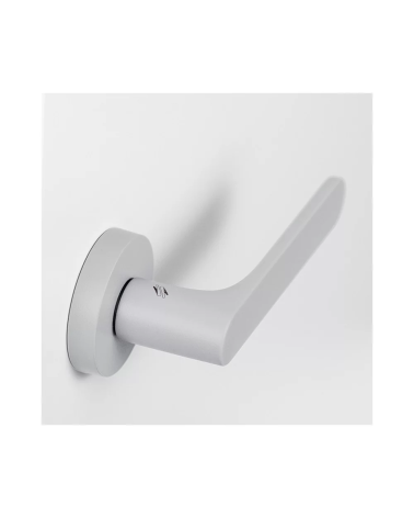 Light grey coloured door handle - Moon One Round
