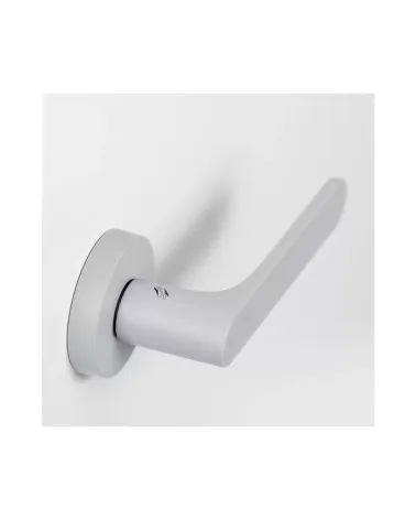 Light grey coloured door handle - Moon One Round