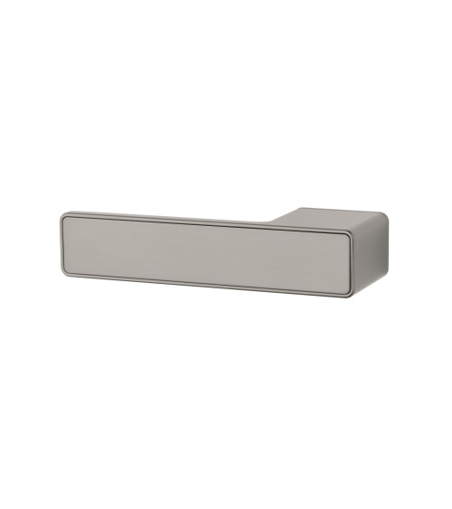 MAHONIA modern electronic door handle designer handle for right-handed held by a hand