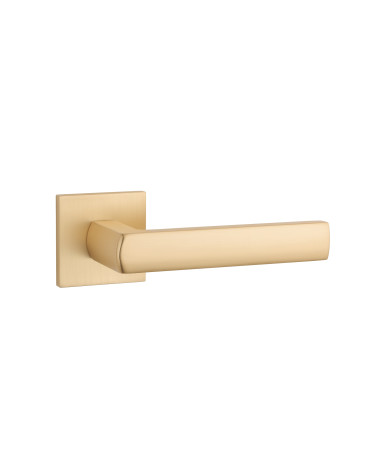 HOSTA matt gold door handle designer ironmongery