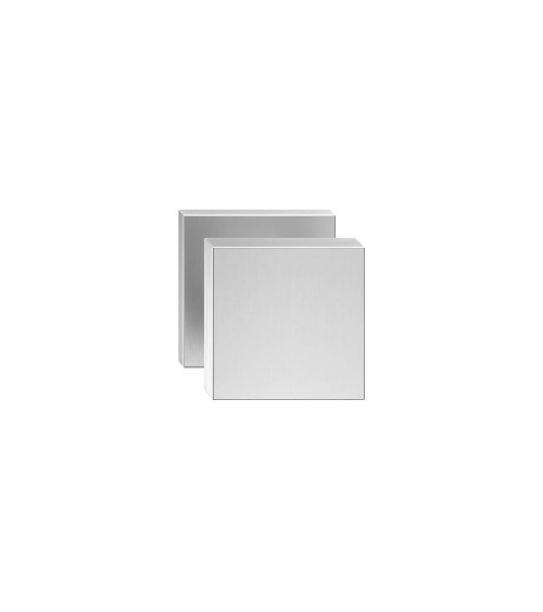 AEGIS square brushed chrome door knob - designer handle
