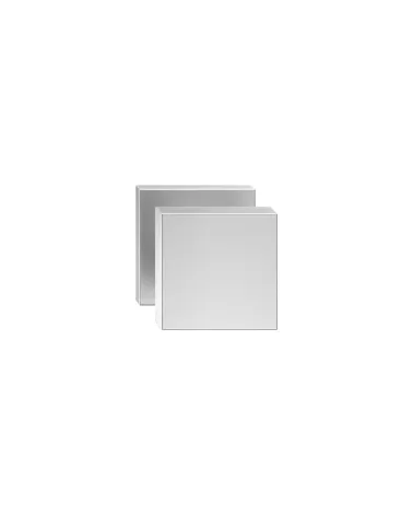 AEGIS square brushed chrome door knob - designer handle