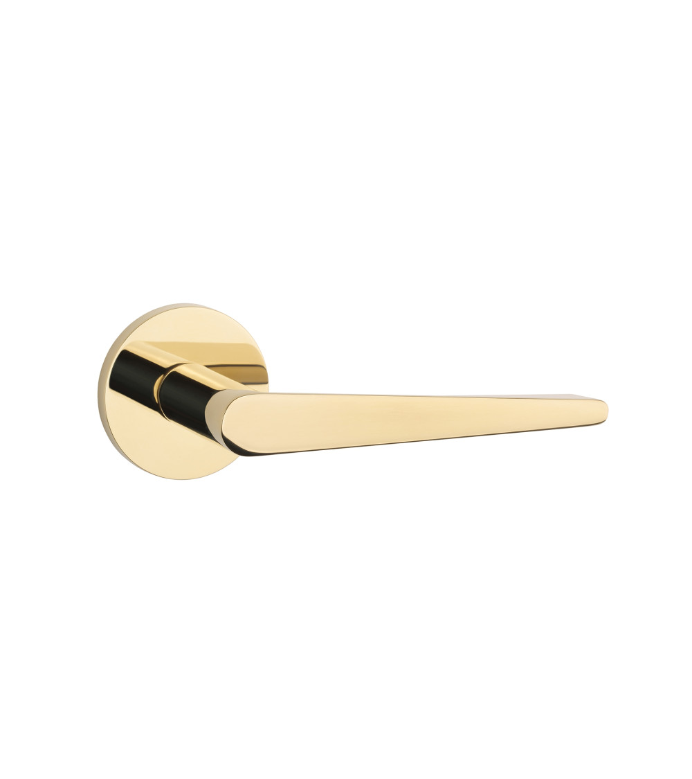 Polished gold ARNICA design door handle