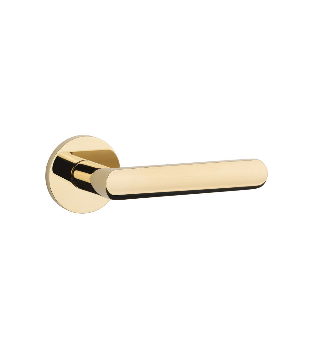 FRAGOLA polished gold door handle design handle