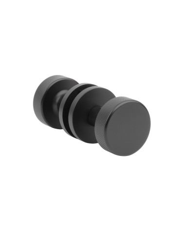 TUJA black door knob design handle double-sided