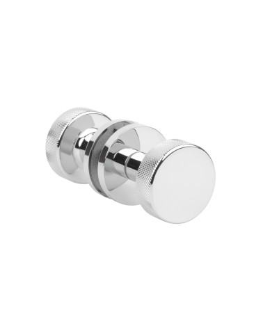 TUJA polished chrome door knob design handle double-sided