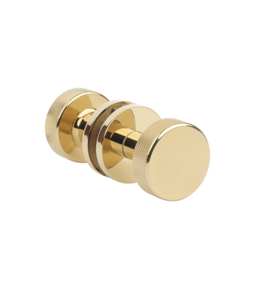 TUJA polished gold door knob designer handle
