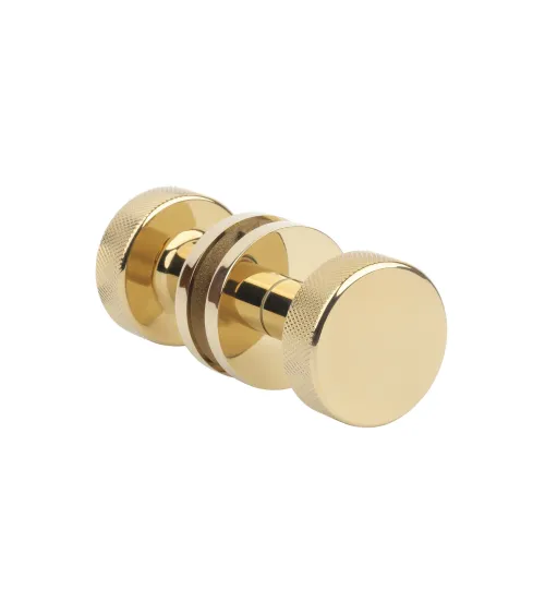 TUJA polished gold door knob designer handle