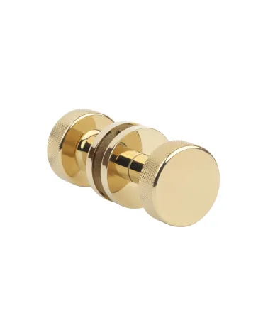 TUJA polished gold door knob design handle double-sided