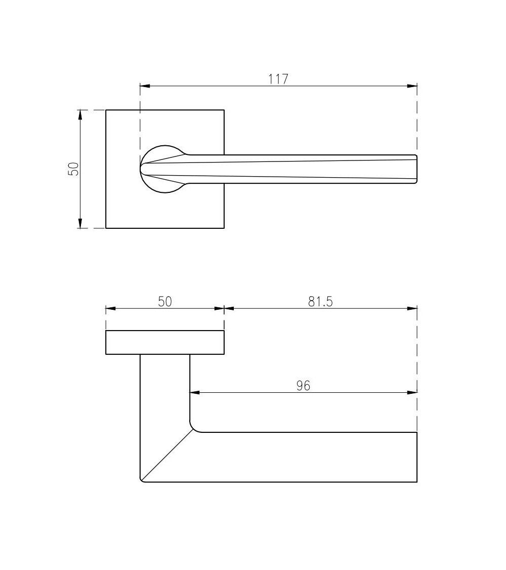 PRIMULA graphite door handle design handle