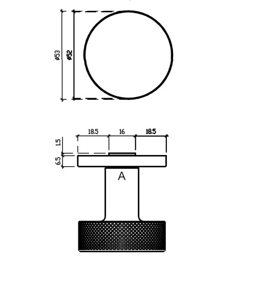TUJA matt gold door knob designer handle