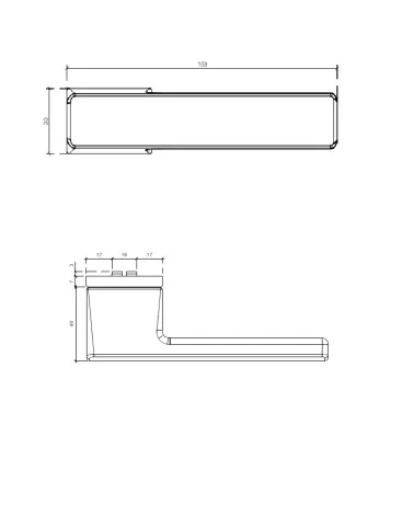 BRISA satin nickel door handles