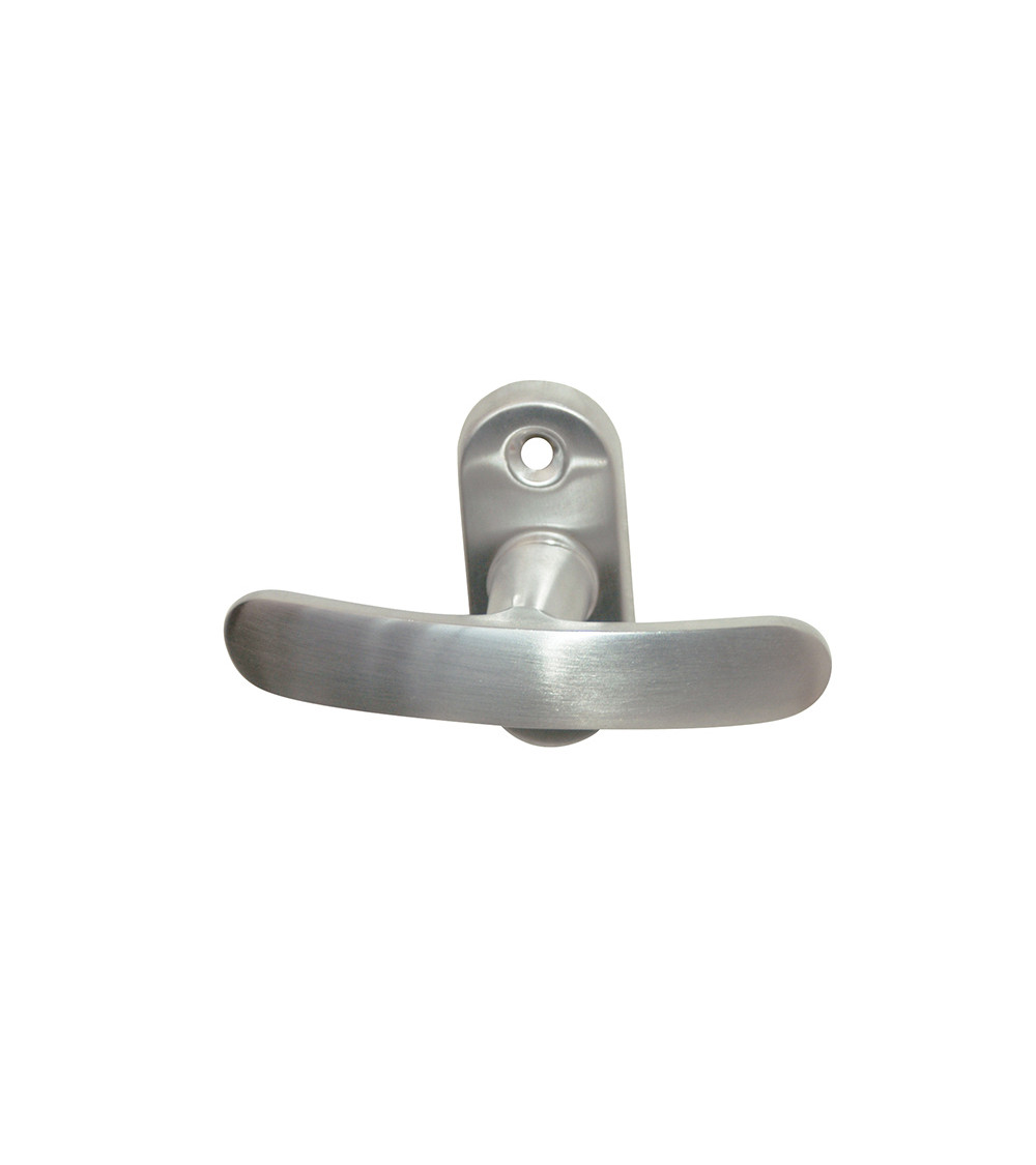 Brushed nickel brass window espagnolette - Wagram model