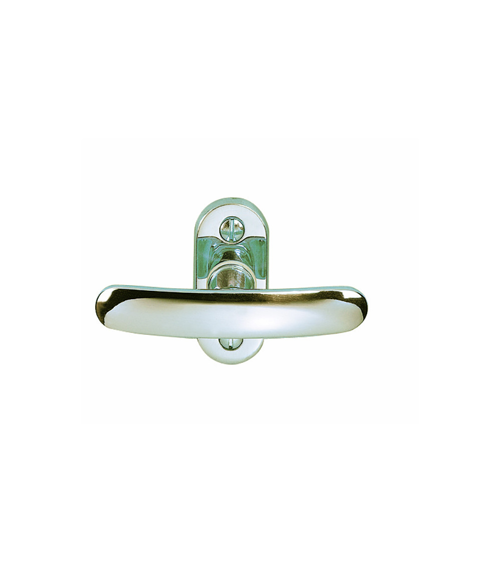 Polished chrome brass window espagnolette - Wagram model