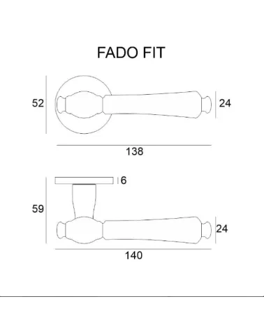 Retro FADO Round Handle - Classic Elegance | Milla Handles