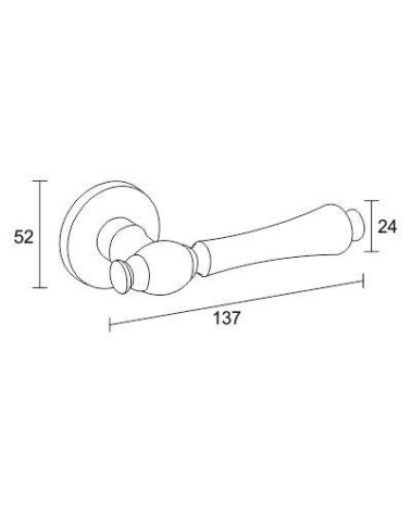 FADO Zamak Door Handle: Exceptional Elegance and Quality