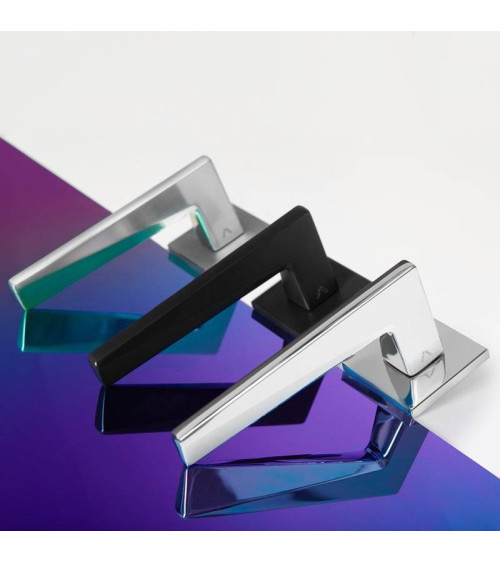 LIMA FIT satin chrome door handle design hardware
