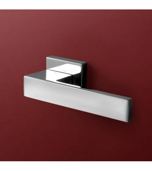 TOTAL two-tone chrome/white door handle designer handle