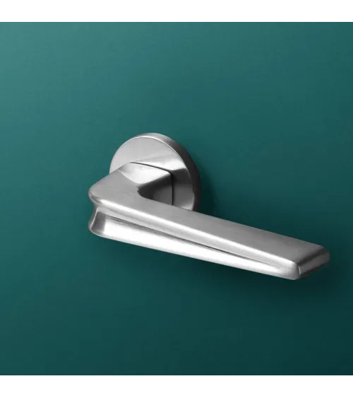 RADIUS satin chrome door handle designer handle