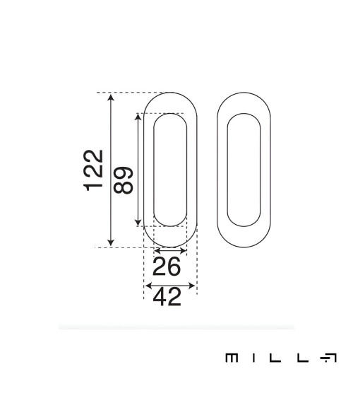 flush pull kit with privacy lock stainless steel designer hardware