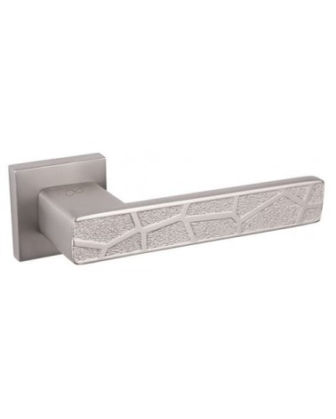 Volare satin nickel door handle designer handle