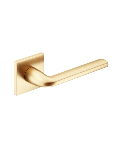 Scandi slim square plate door handle designer ironmongery