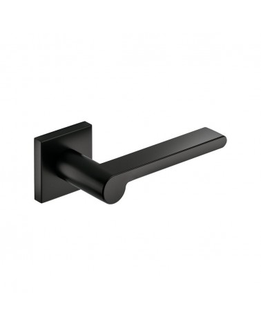 Zamak Pandora door handle designer handle angled top view