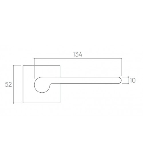 Zamak Pandora door handle designer handle