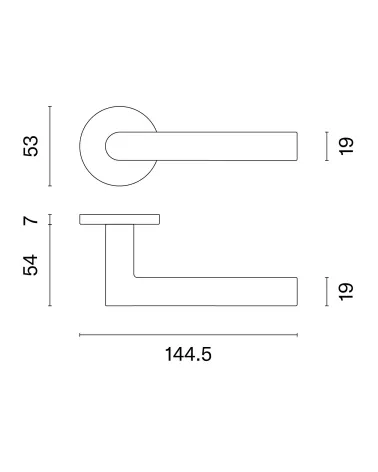 YUZA classic style door handles