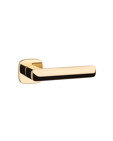 STELLA polished gold door handle design ironmongery