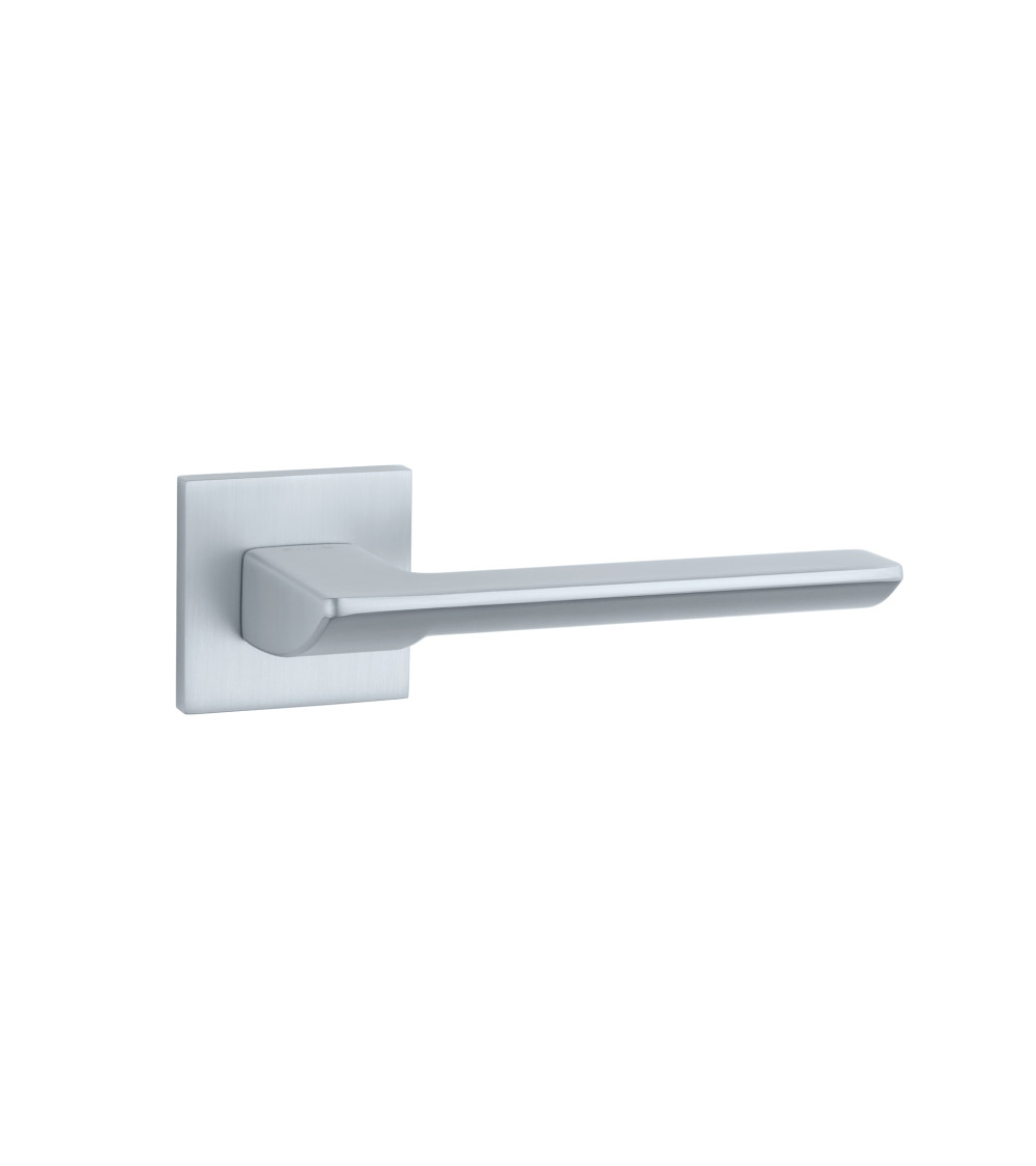 Satin chrome BIRA design door handle