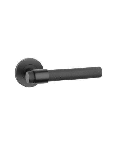 Black door handle OVAL 1743 design handle