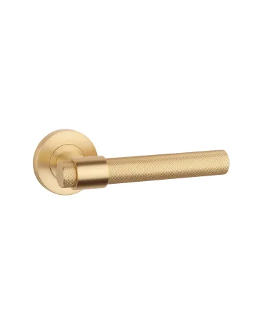 Matt gold door handle OVAL 1743 design handle