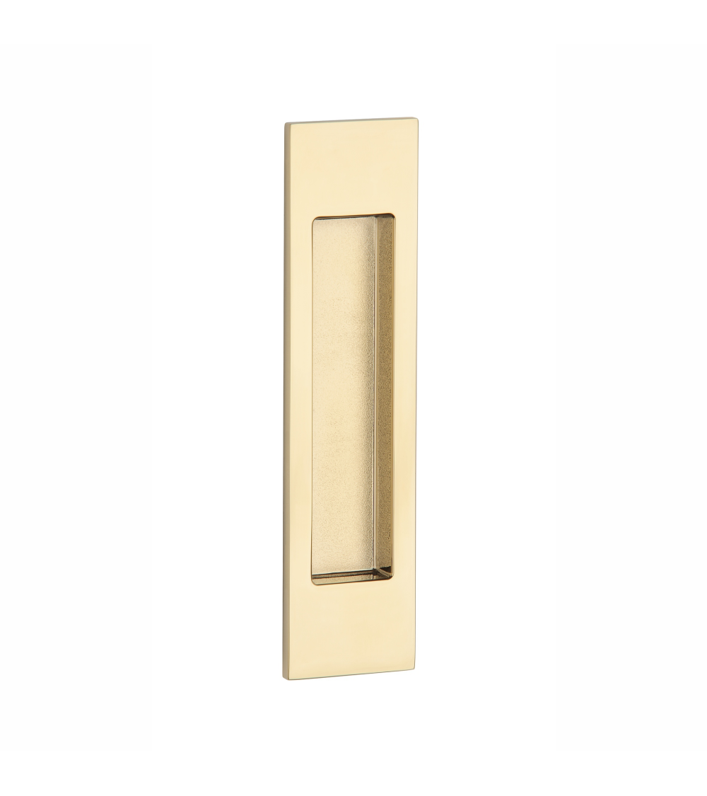 Polished gold sliding door handle APRILE 7039 designer hardware