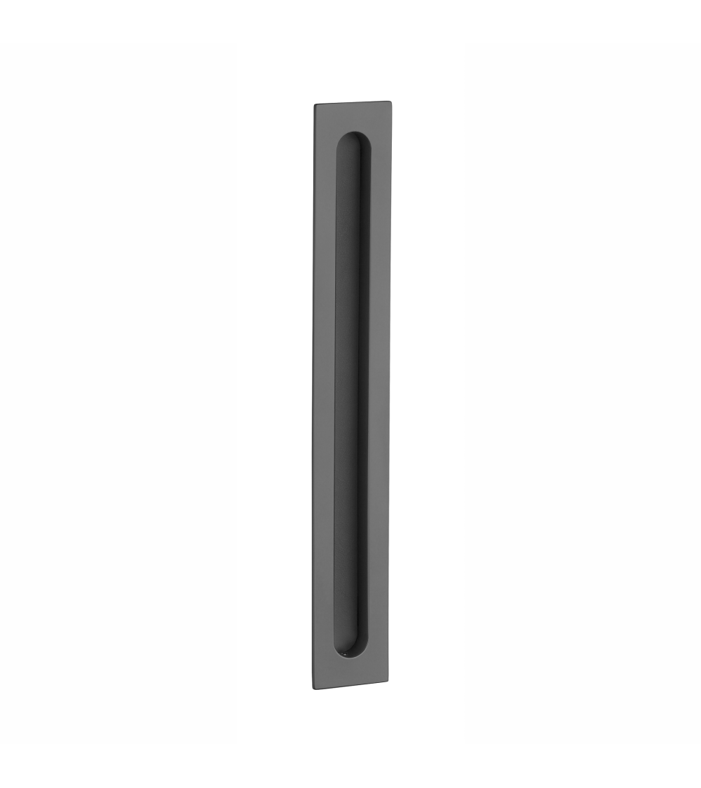 Black/leather sliding door handle APRILE HD 239 designer handle
