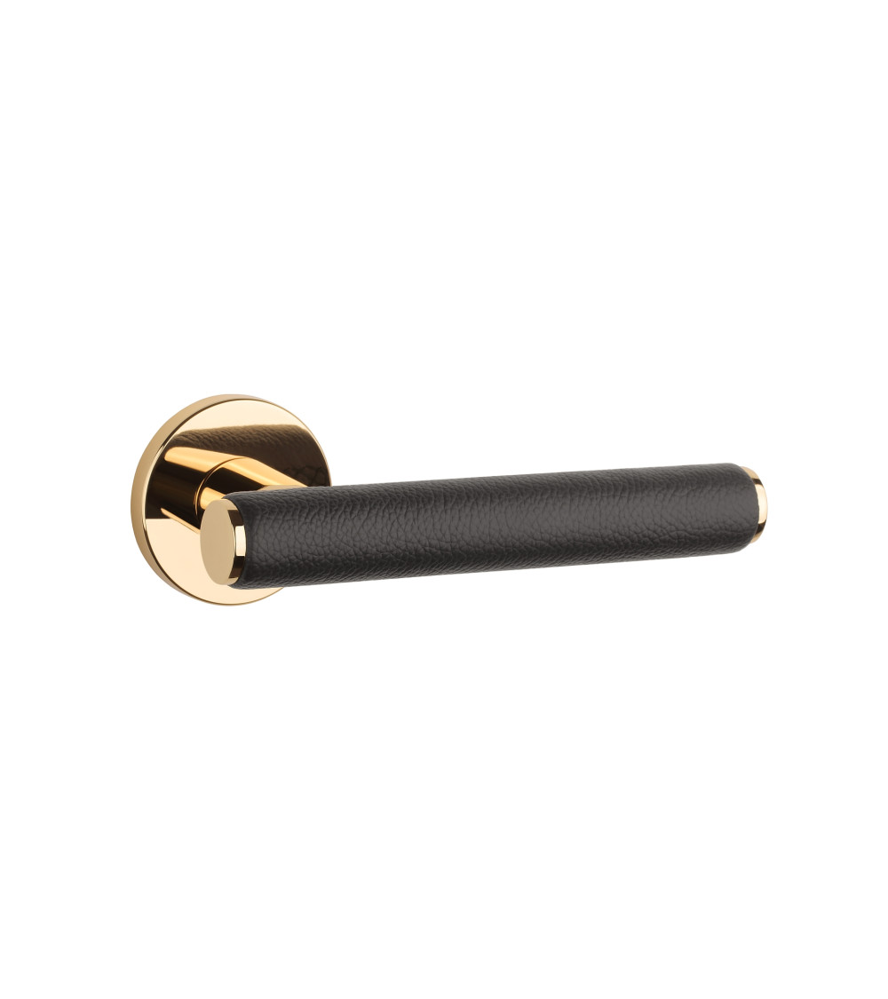 Polished gold EGERIA door handle designer handle