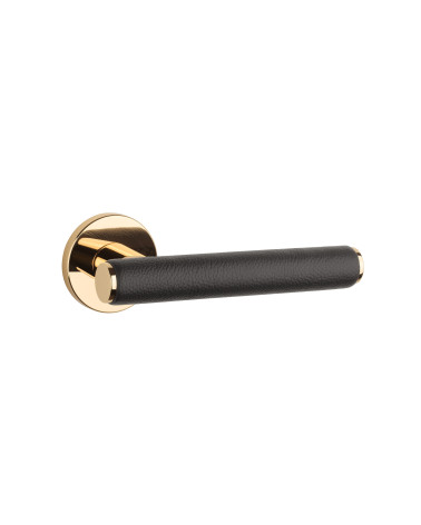 Polished gold EGERIA door handle designer handle